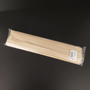 Špejle dřevěné hrocené uzenářské 30 cm (100 ks)